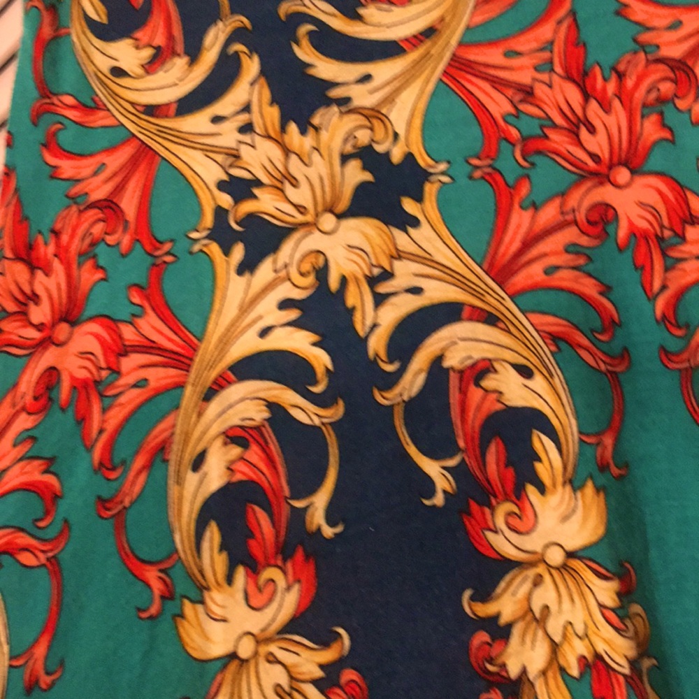 Colorful soft rayon jersey maxi skirt
